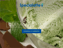 Tablet Screenshot of gelateria.com.br